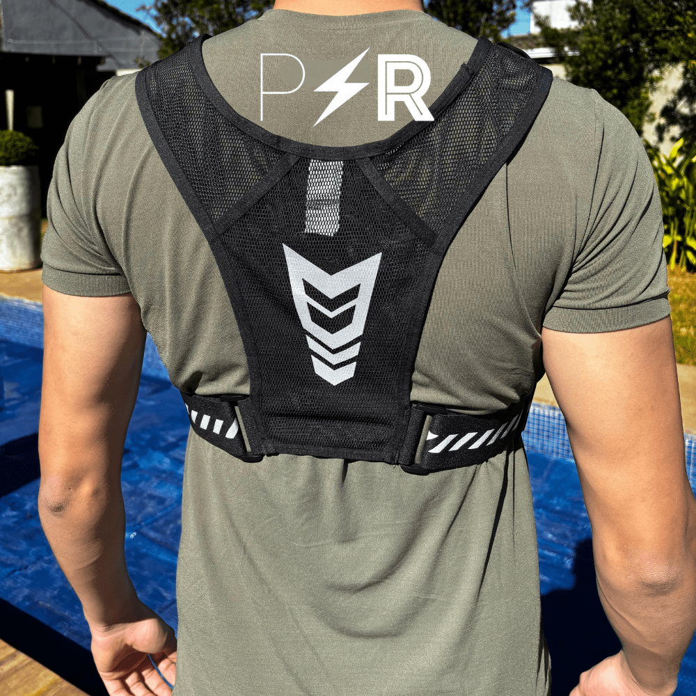 SafeRunGear | Reflektierende Weste mit Handyhalter