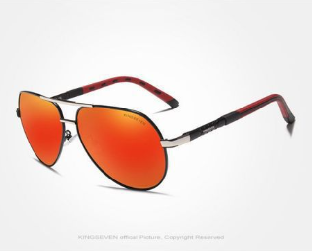 Männer Vintage Aluminium Polarisierende Sonnenbrille