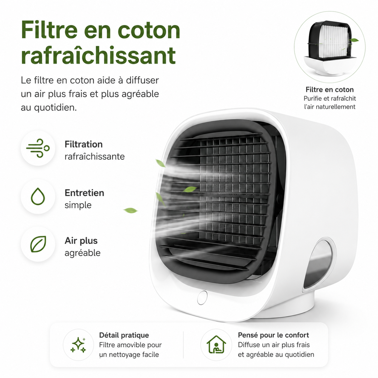 Luftkühler und Luftbefeuchter 2-in-1 – Für ein optimales Raumklima