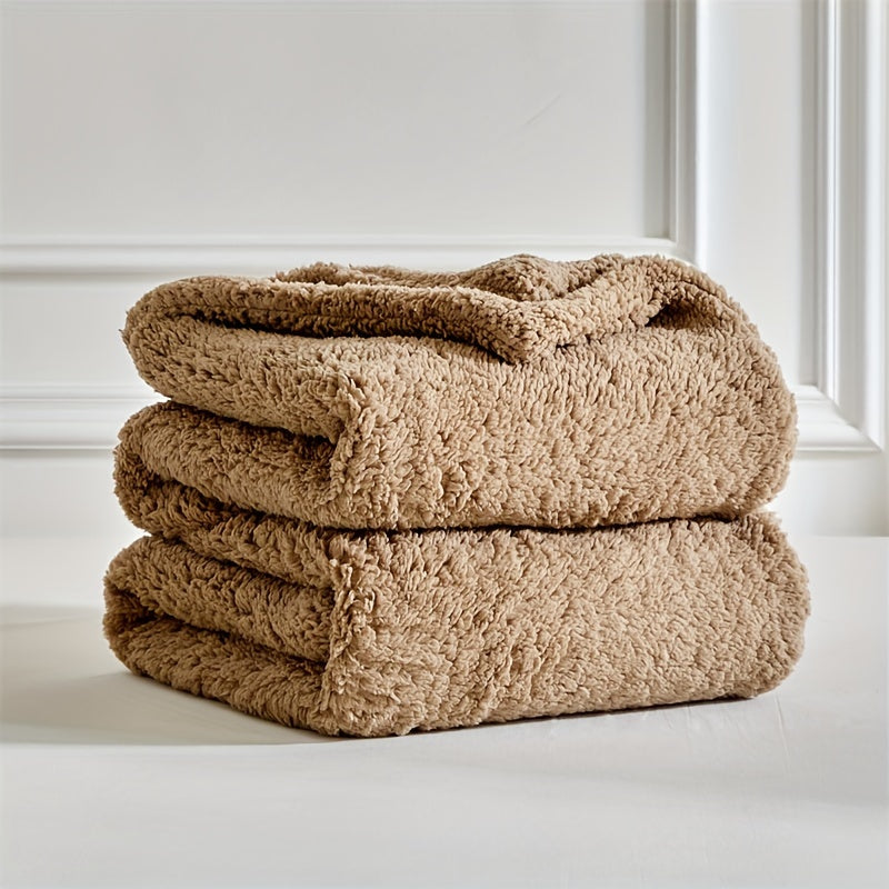 Ultra weiche Sherpa Fleece Decke – Warme und bequeme Kuscheldecke für zu Hause