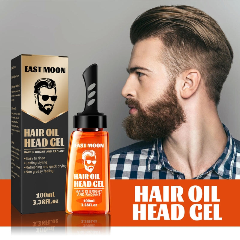 StyleFusion Haar Gel Combi | Kamm und Gel für natürlichen, starken Halt und schnelles Styling