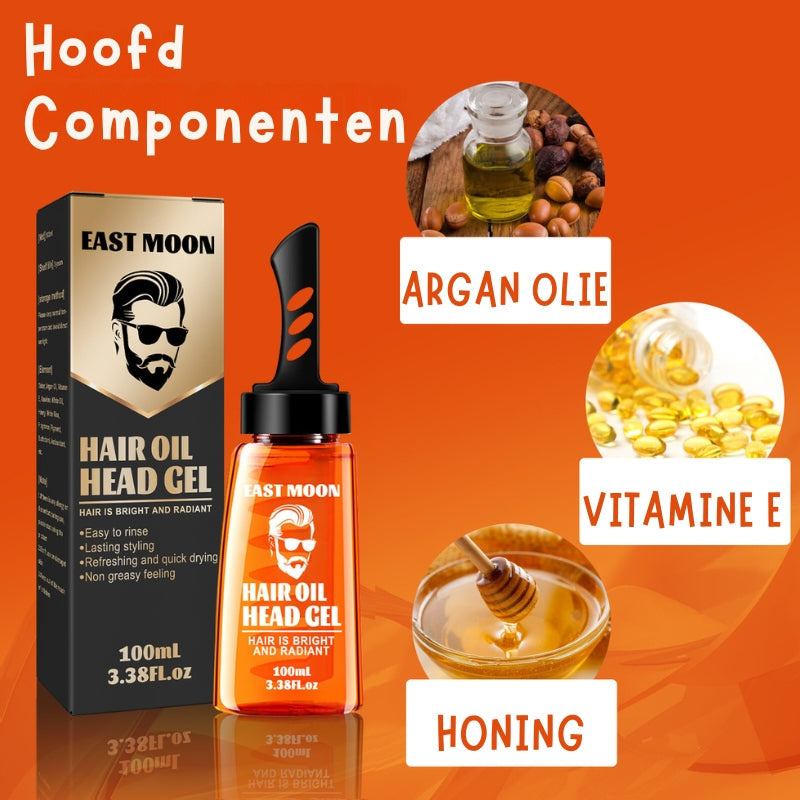 StyleFusion Haar Gel Combi | Kamm und Gel für natürlichen, starken Halt und schnelles Styling