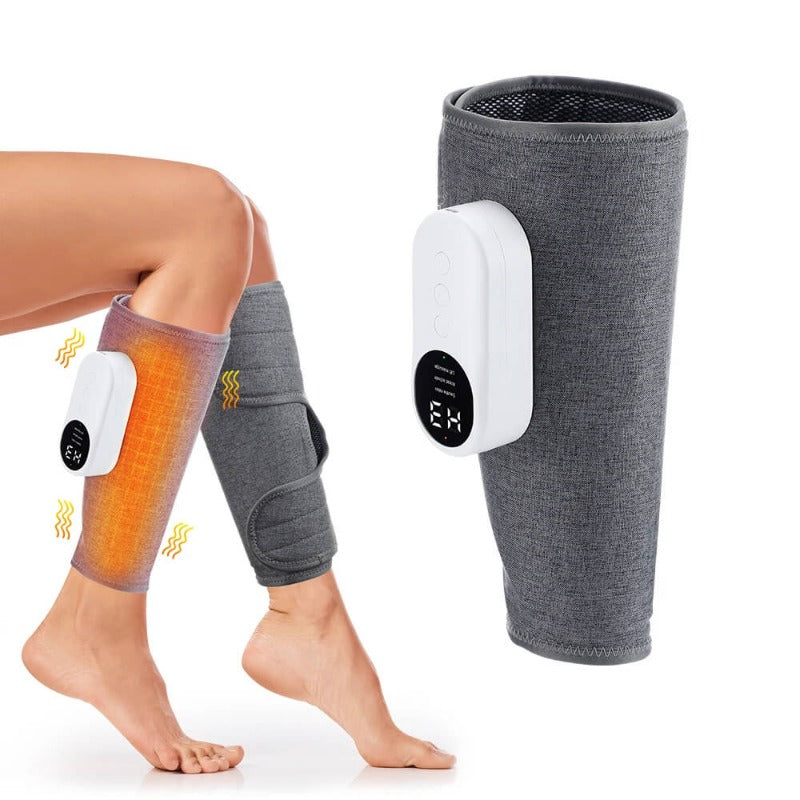 LegRelief Pro | Kabelloser Wiederaufladbarer Bein- und Wadenmassager mit Luftkompression