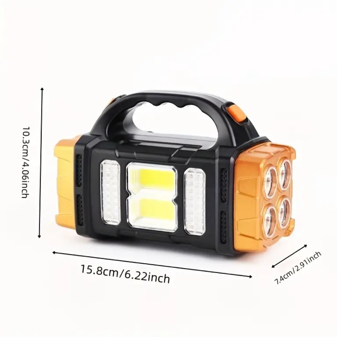 PowerBeam 4-in-1 Not Taschenlampe – Powerbank & Solarenergie für das Überleben im Freien