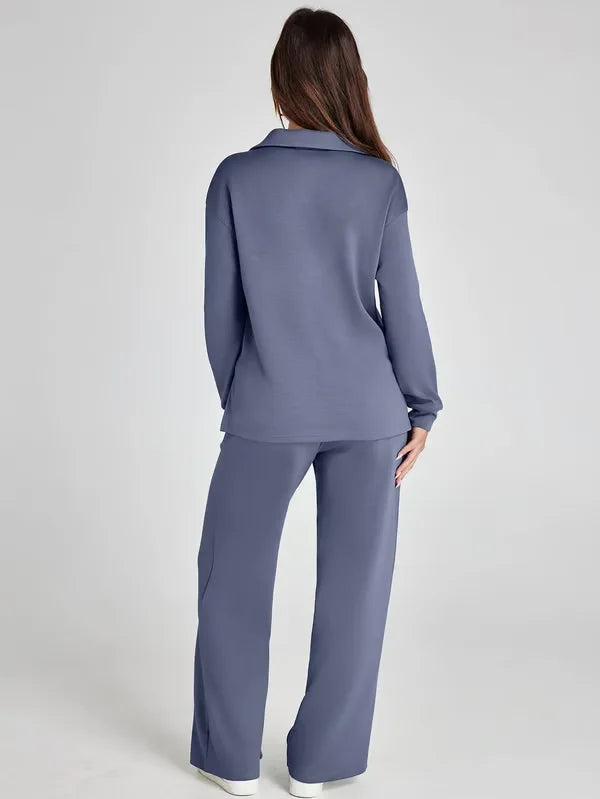 VioletVibe Gemütliches Hoodie-Set | Stylische und bequeme Loungewear für ultimativen Komfort