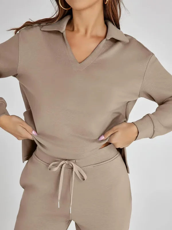 VioletVibe Gemütliches Hoodie-Set | Stylische und bequeme Loungewear für ultimativen Komfort