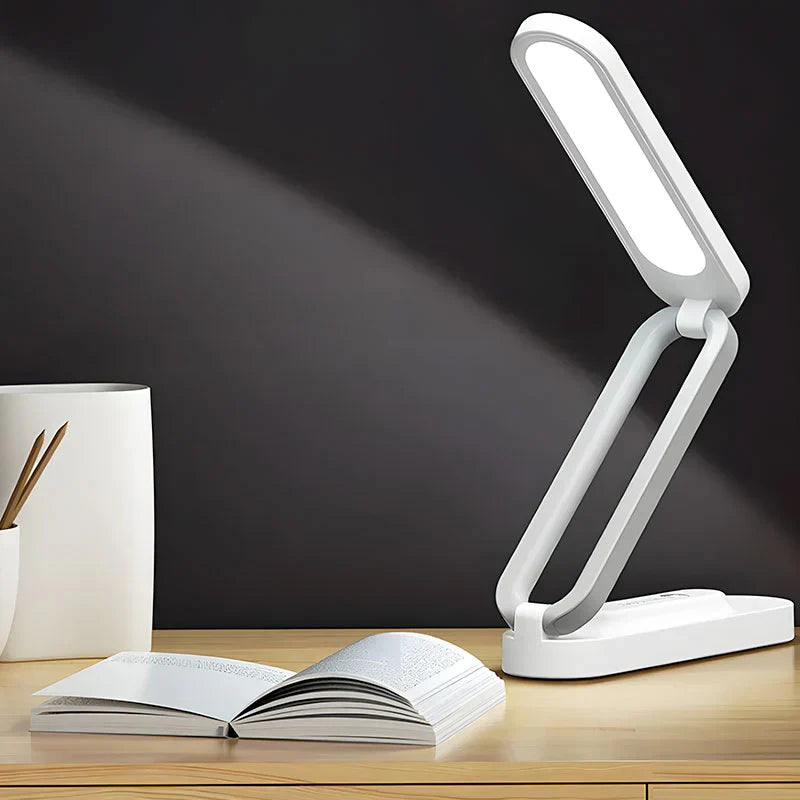 LumiTask - Elegante, verstellbare Schreibtischlampe mit Touch-Dimmung und wiederaufladbarem Akku