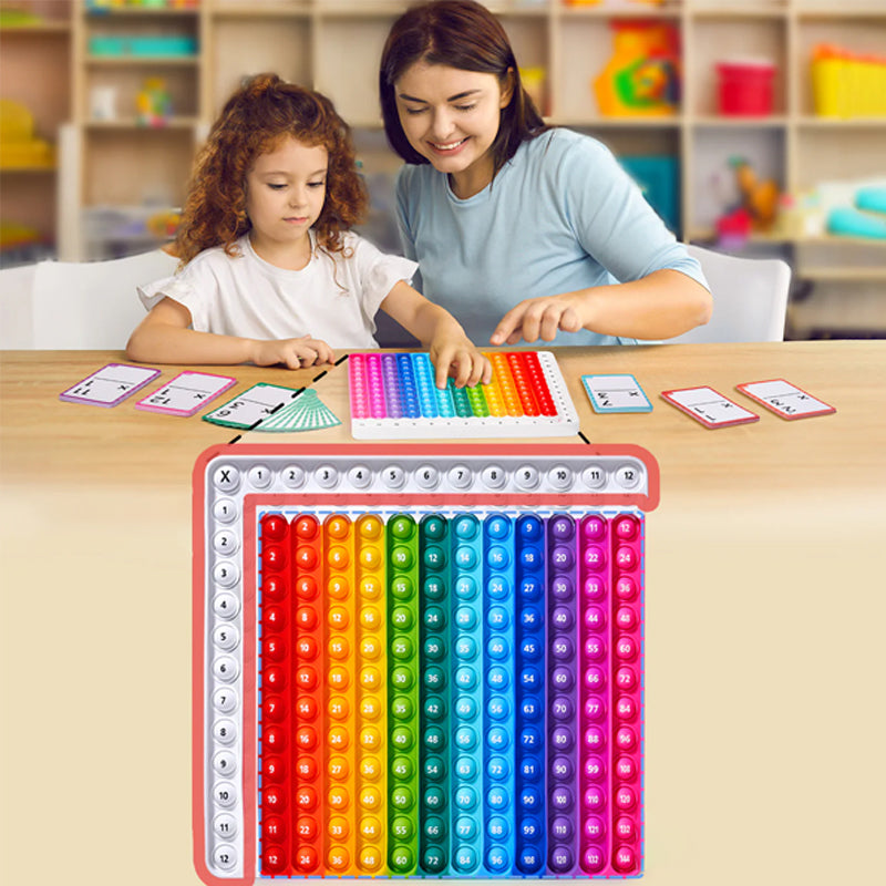 Mathéclat Premium Lernkarten | Innovative Mathematik Lernkarten und Pop Fidget Charts für effektives Lernen und stressfreies Üben