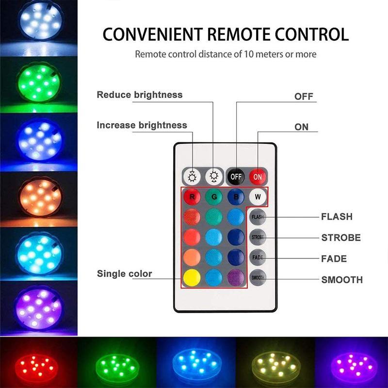 Fernbedienung Wasserdichte Magnet-Saugnapf LED-Licht