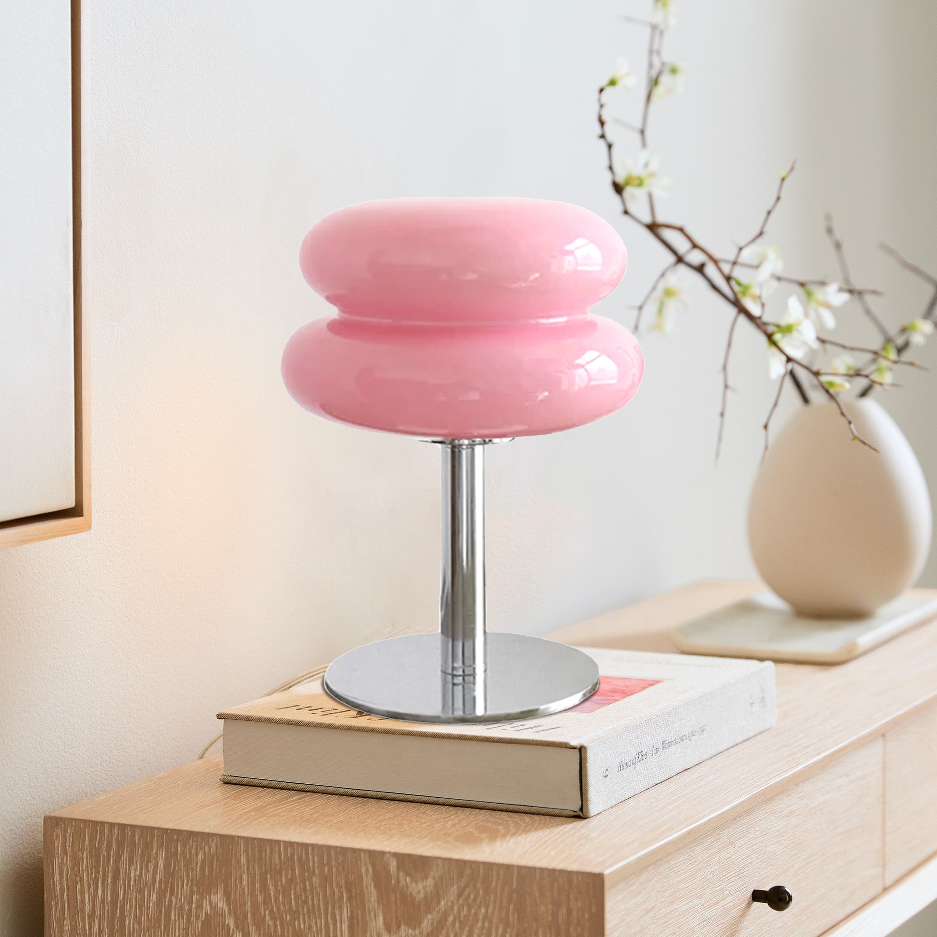 Finn Bauhaus Minimalistische Glas Tischlampe