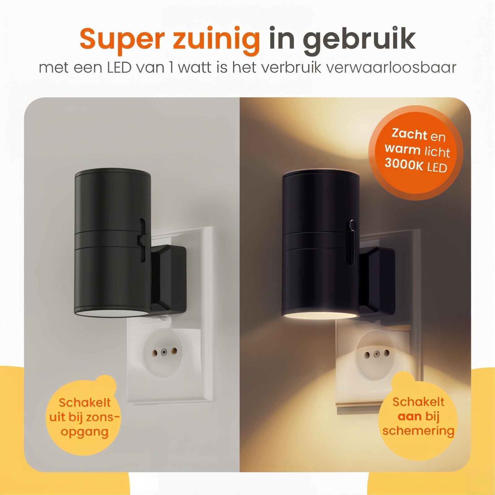 LuxeGlow Dimmbares Nachtlicht | Elegante Beleuchtung für eine stimmungsvolle Atmosphäre