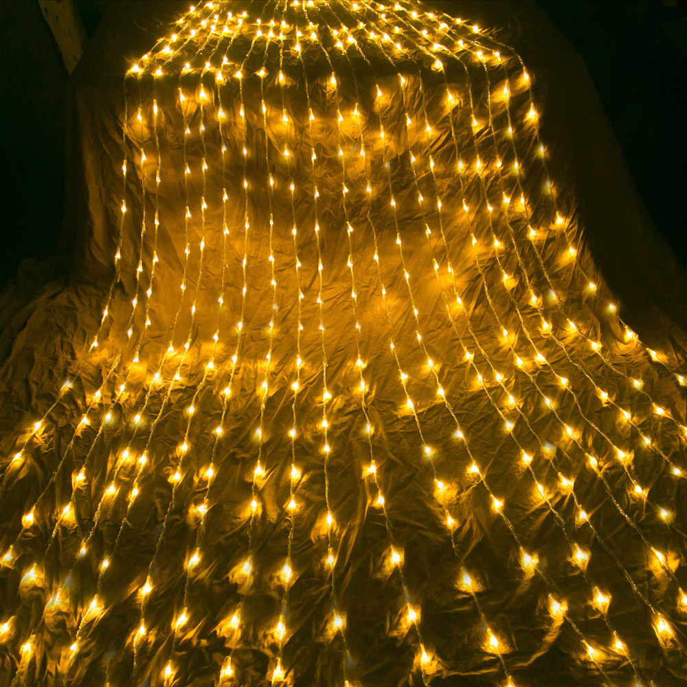 LED Weihnachtsvorhangbeleuchtung mit Farbwechsel – Dekorative Lichter für Fenster und Wände