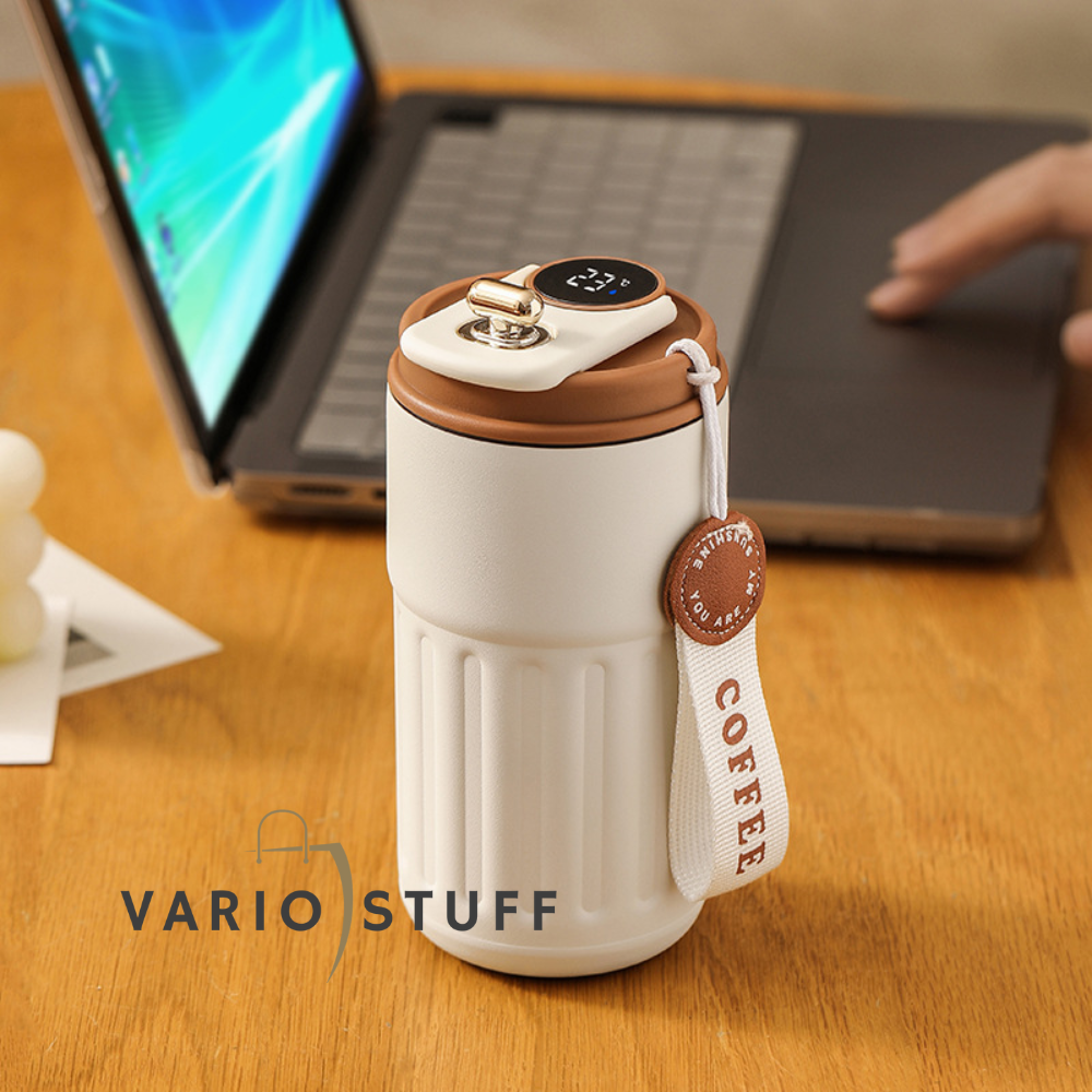 SmartTemp LED Thermosflasche | Bleib hydratisiert, bleib informiert