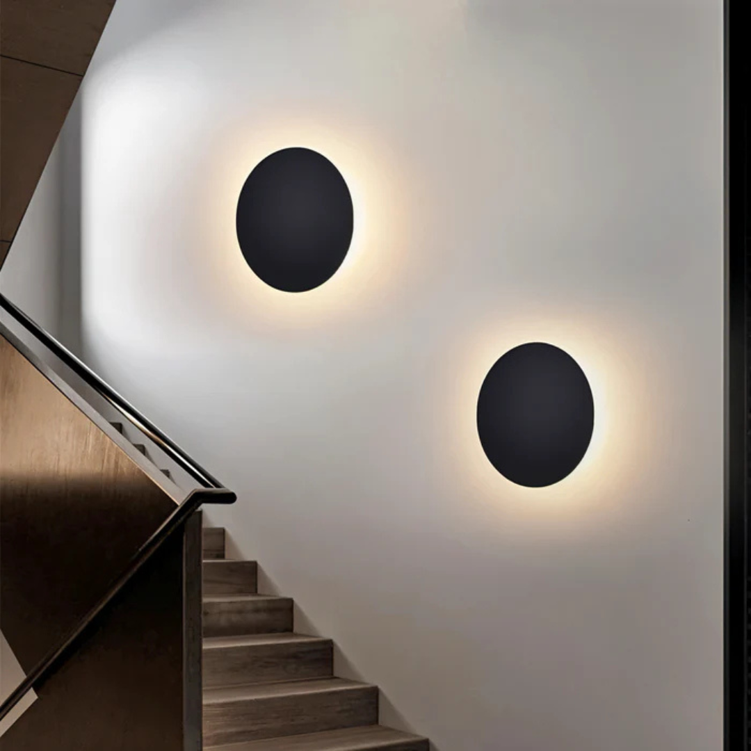 Hadro - Runde LED Wandlampe | Moderne Wandbeleuchtung für Innenräume