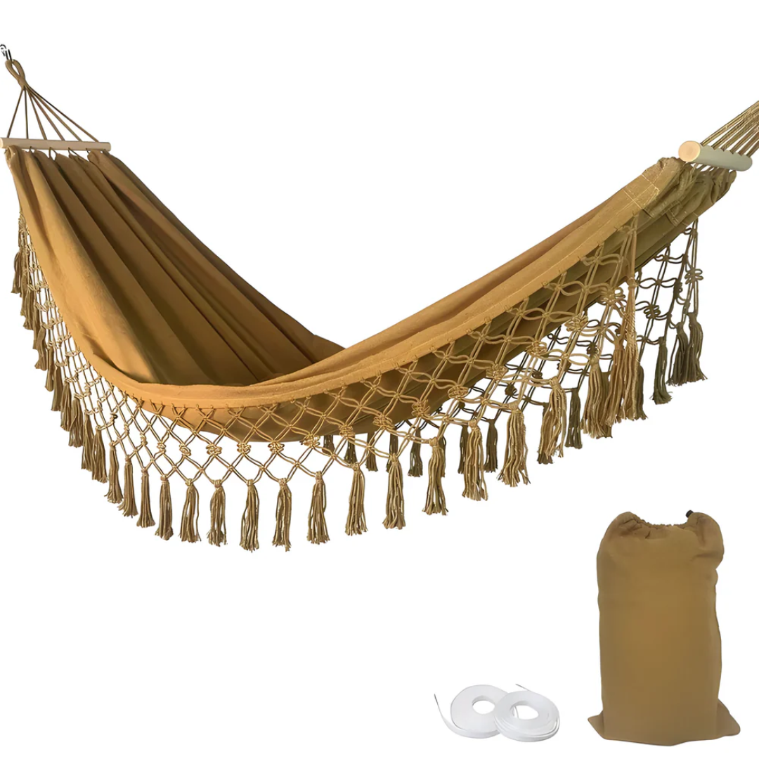 Velri - Bequeme Boho-Hängematte aus Baumwolle