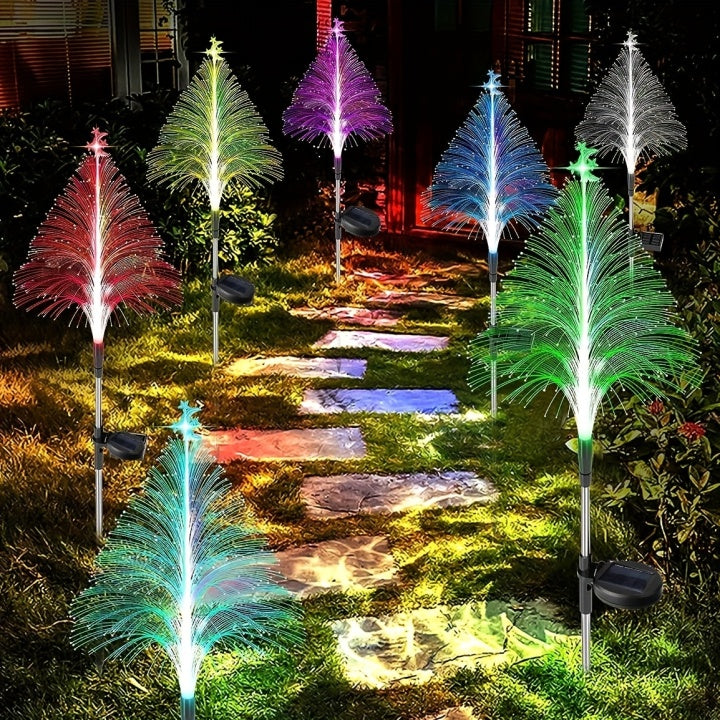 LichtTuin Solarset – 3 farbwechselnde LED-Gartenlampen mit Solarenergie