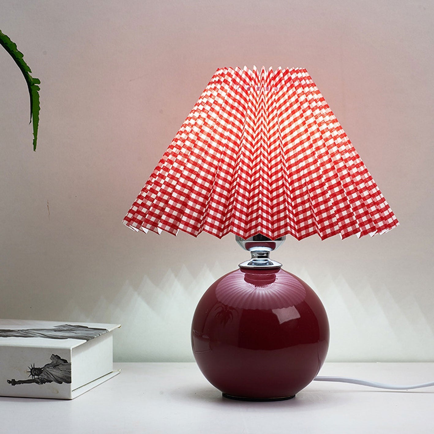 Nordic Ceramic Pleated Table Light | 1-Lampe
