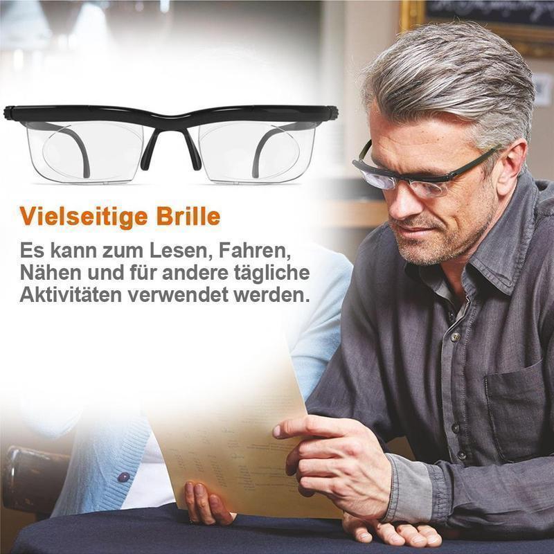 Fokus Verstellbare Unisex Lesebrille für bequemes Lesen