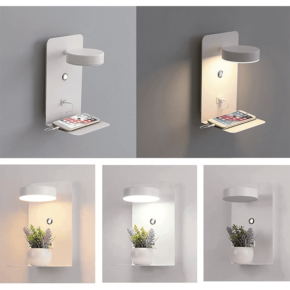 AuraLoom - Warmglühende Nachttischlampe für stilvollen Komfort