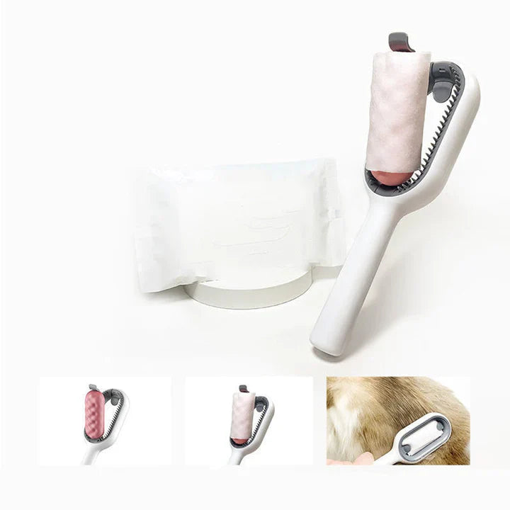 3-in-1 Bürste | Für Hunde und Katzen | Massagebürste