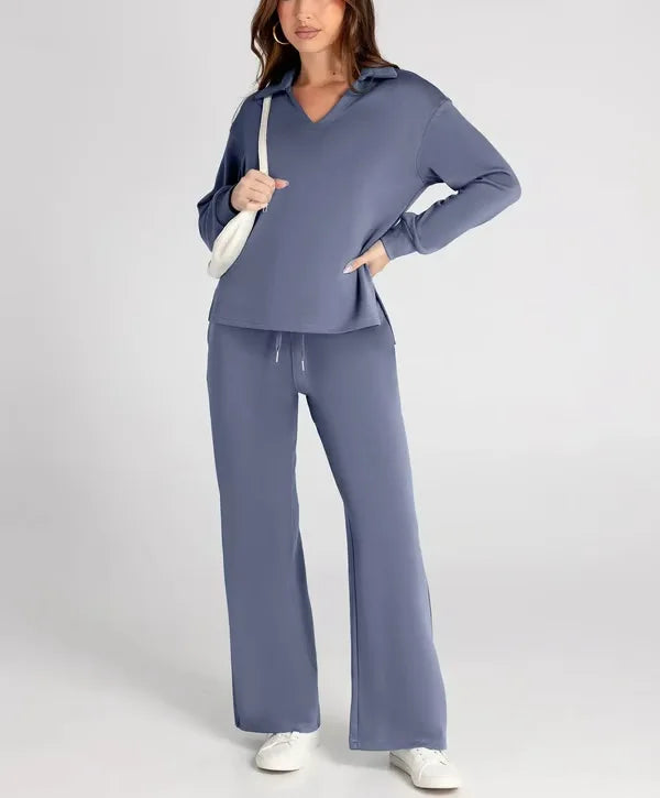 VioletVibe Gemütliches Hoodie-Set | Stylische und bequeme Loungewear für ultimativen Komfort