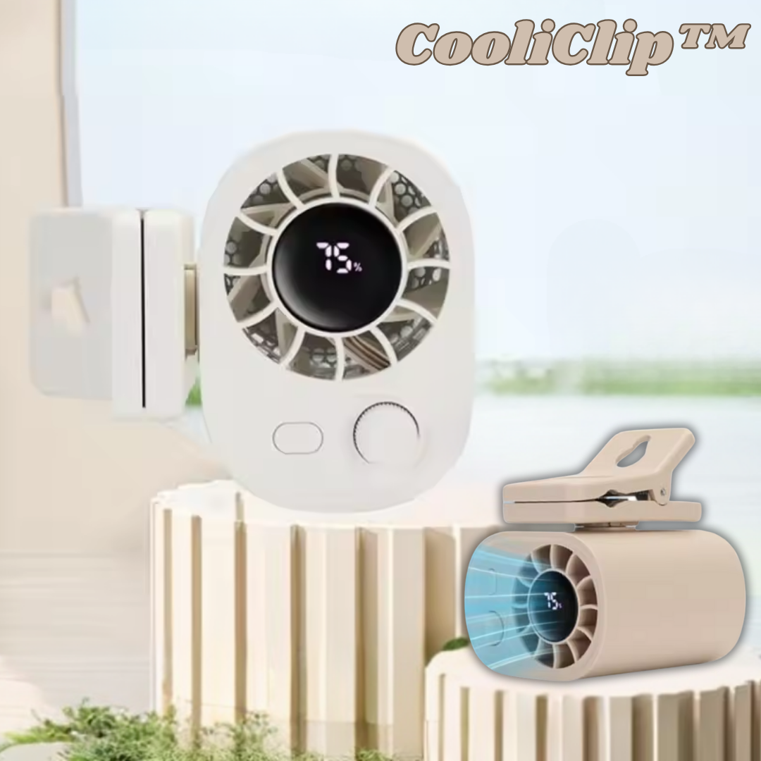 CooliClip Kühlaccessoire | Immer und überall kühl mit diesem praktischen Clip!