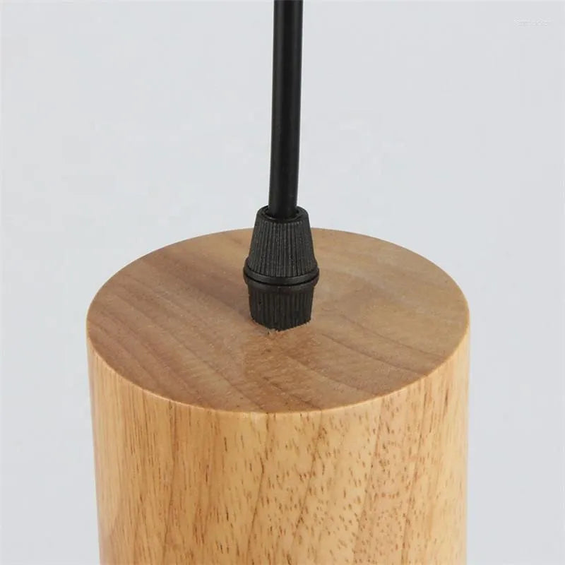 Frendorf | Metall Holz Pendelleuchte | Modernes Industrielles Design