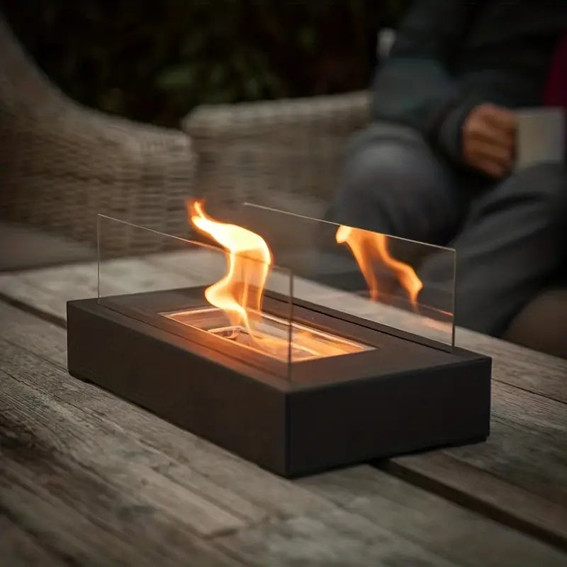 SereneFlame - Luxuriöser Stimmungsfeuer für eine verzaubernde Außenatmosphäre