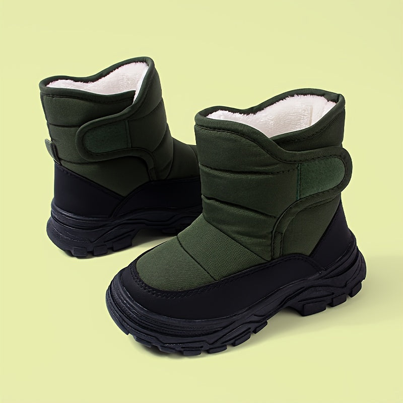 Winterstap Kinder Schneestiefel – Warme Fleecefütterung und Rutschfeste Sohle