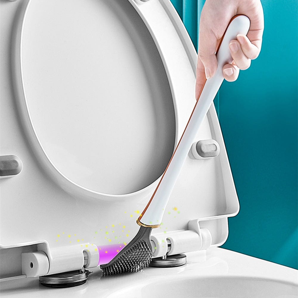 🔥Moderne flexible Silikon-Toilettenbürste