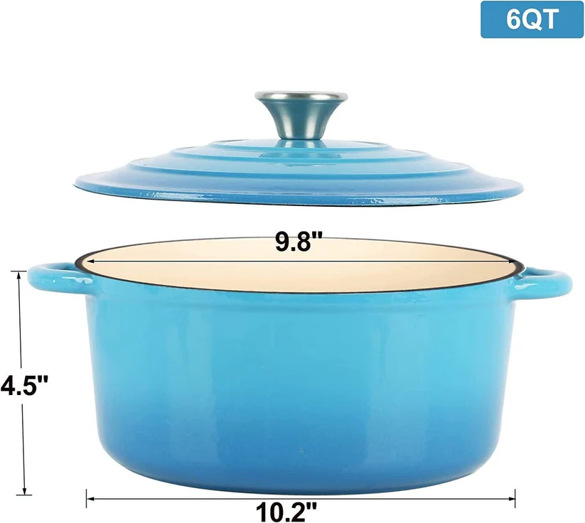 Emaille Gusseiserner Dutch Oven Topf