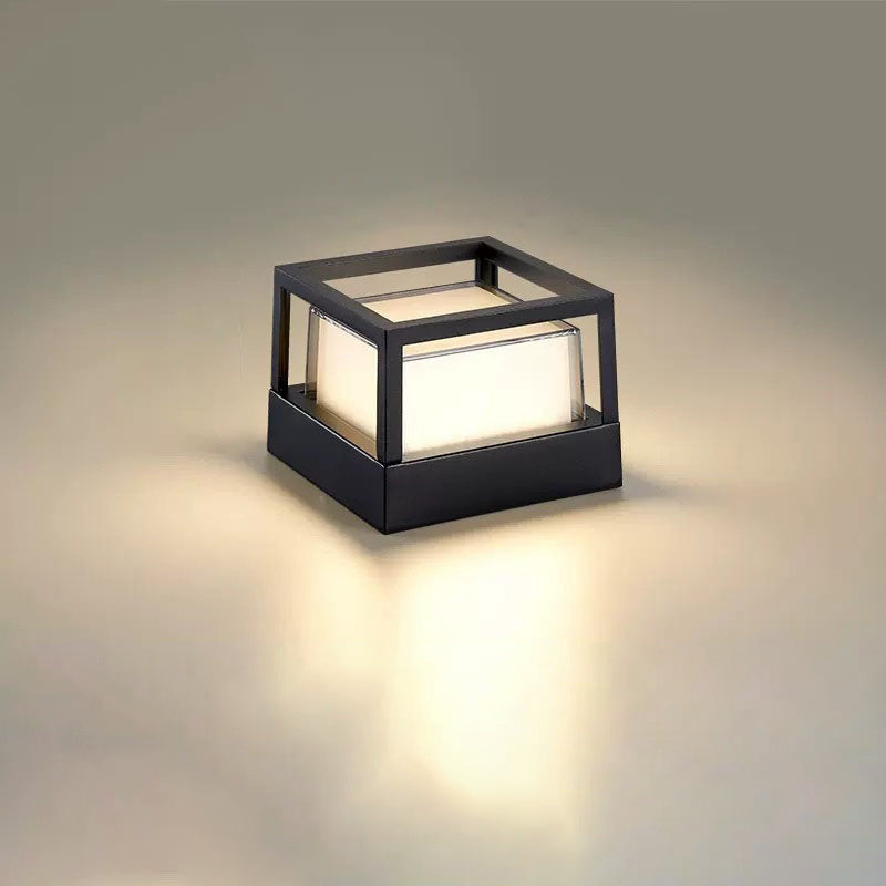 Moderne quadratische LED wasserdichte Außenlandschaftsleuchte