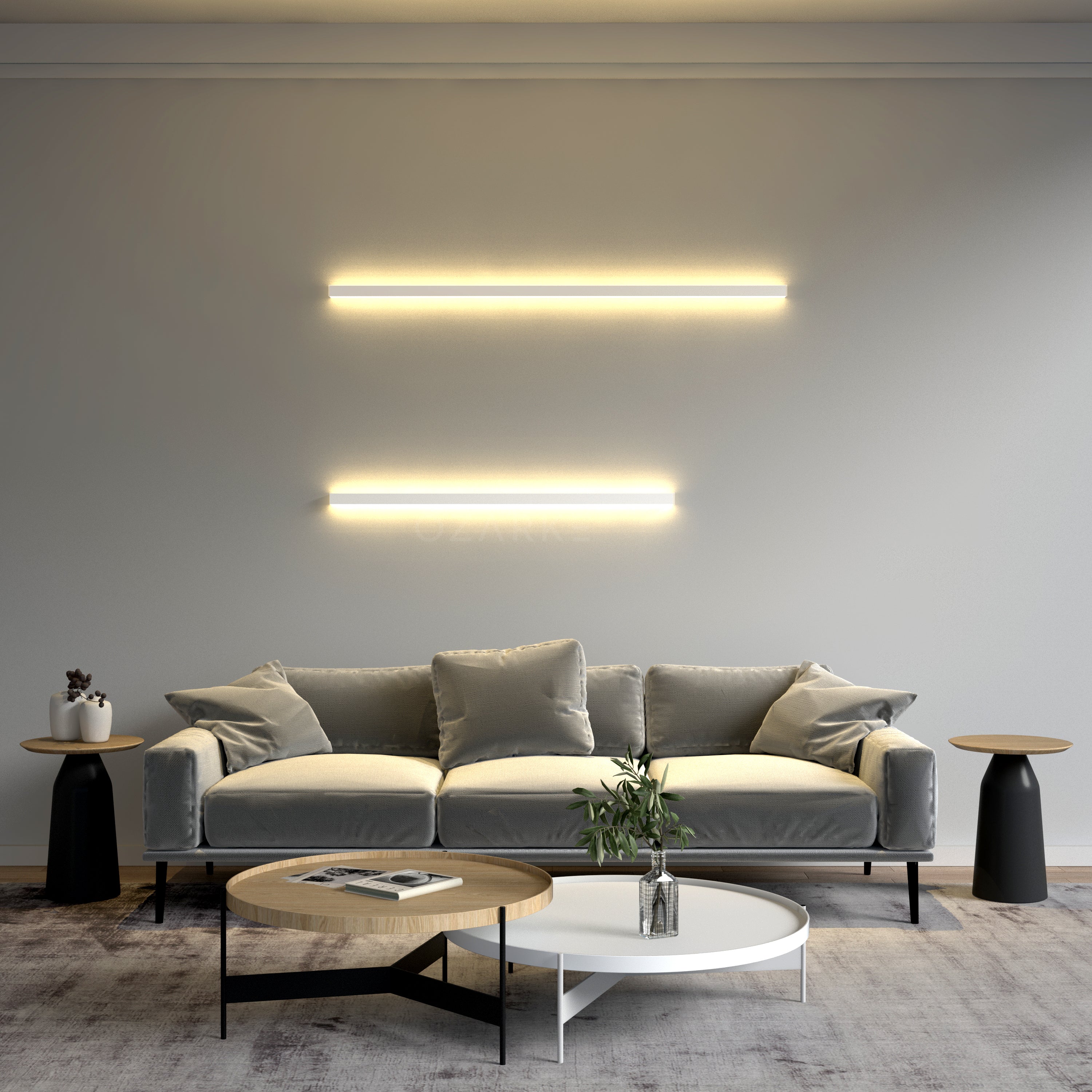 Lineare Minimalistische Wandleuchte