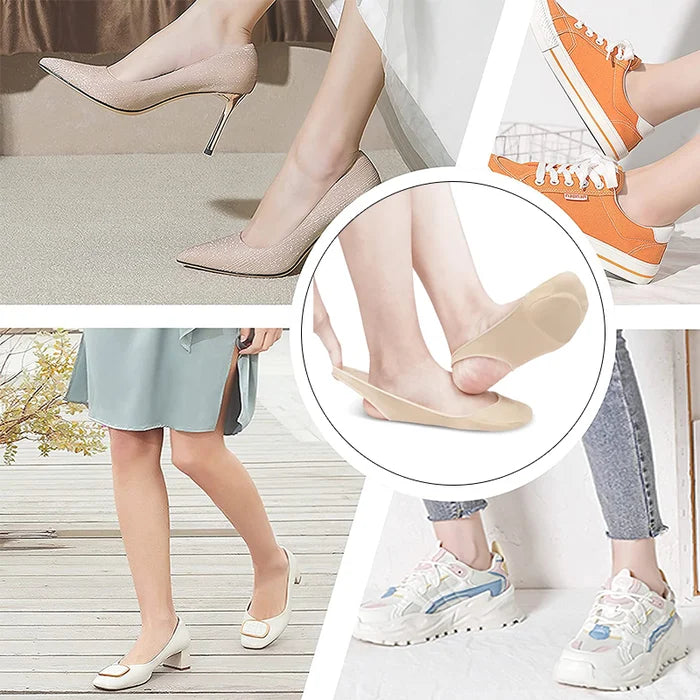 ComfortStep Socken 3 Paar | Ultradünne Socken mit Vorderfußpolstern