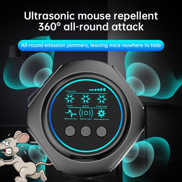 Leiser Plug-In Ultraschall-Rattenvertreiber für Innen- oder Außenbereich 3200 Quadratfuß