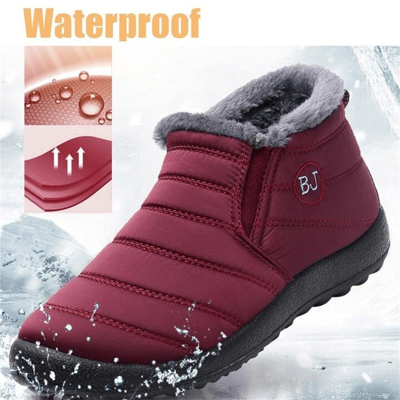 Luxura Elegante Damen Schneestiefel | Warme und bequeme Stiefel für kalte Wintertage