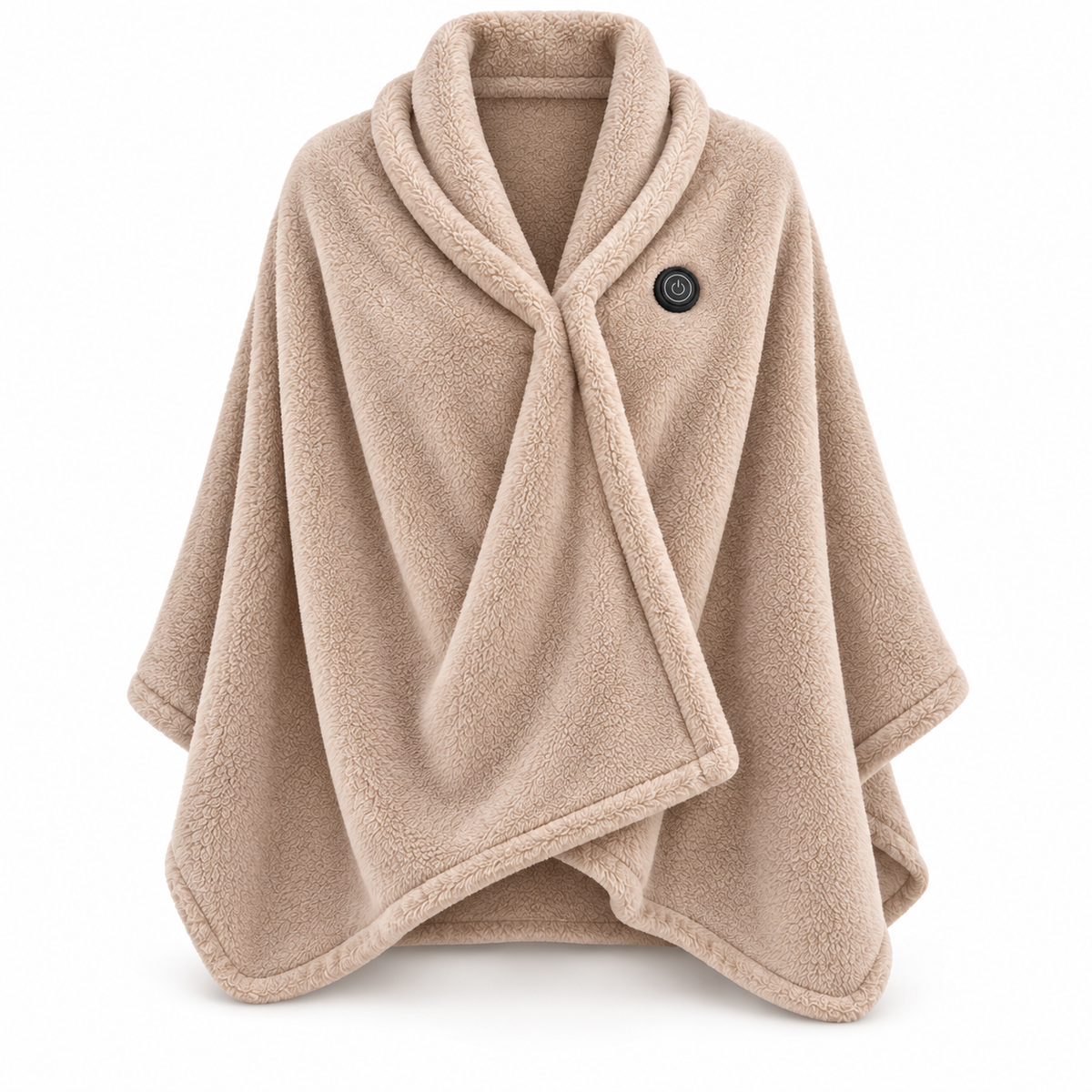 Elektrische beheizte Decke Poncho – 3 Wärmegrade