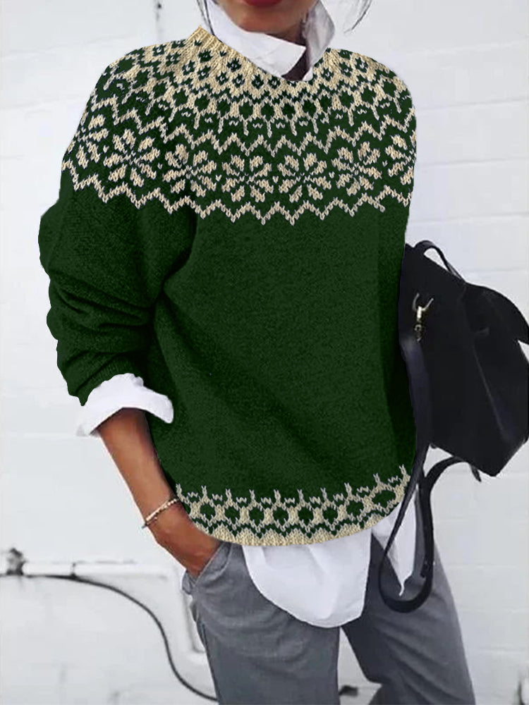 Klassischer Vintage Pullover