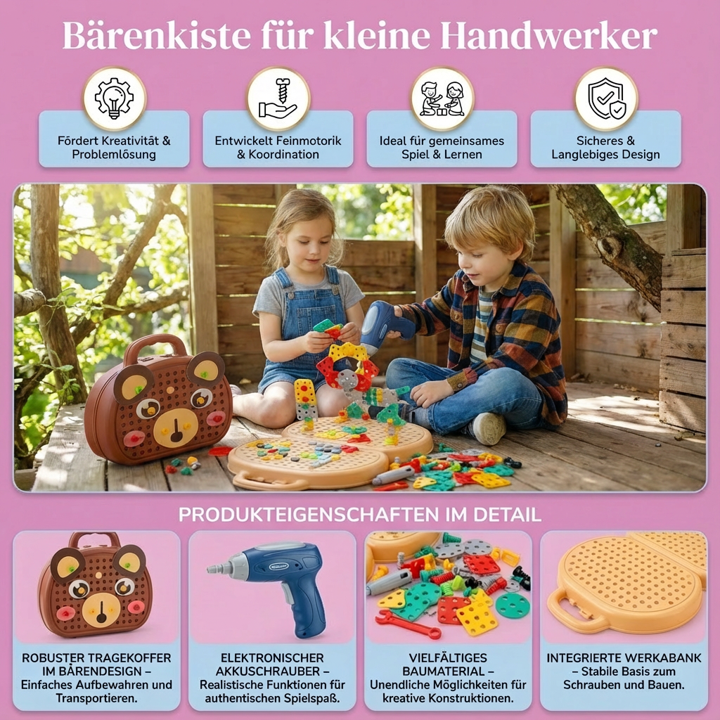 Kinder Berenkiste für kreative Handwerker