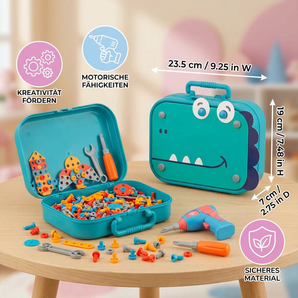 Dino Baukasten für Kinder Kreatives Handwerk