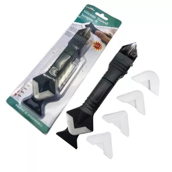 SealMaster 5-in-1 Silikon-Schaber-Werkzeugsatz | Perfekte Abdichtungen leicht gemacht