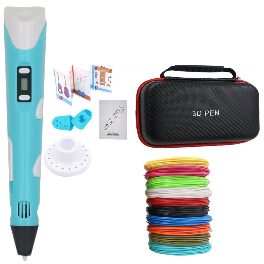 3D-Druckstift DIY-Zeichenstift mit 200M PLA-Filament, Geschenk für Kinder