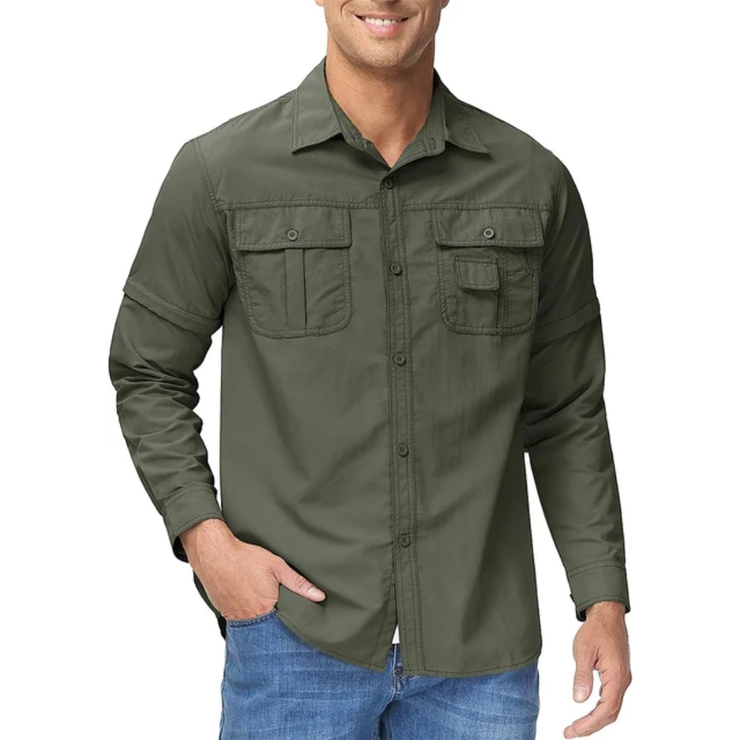 FlexWear Shirt mit abnehmbaren Ärmeln – 2-in-1 Komfort für jede Gelegenheit
