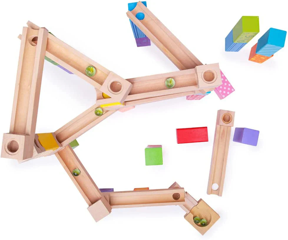 Endloser Bau-Spaß Murmelbahn Set für kreatives Spielen