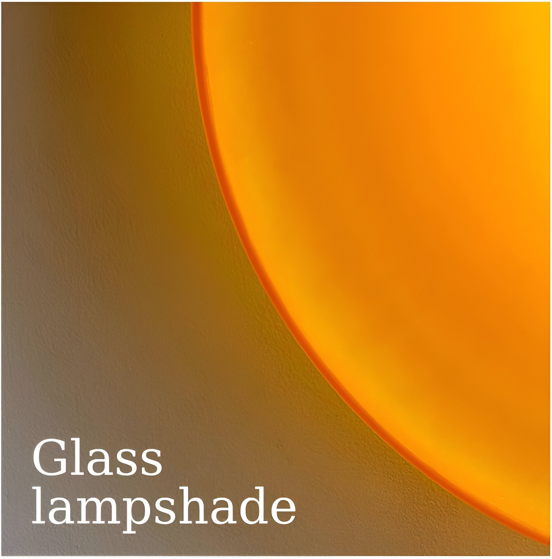 Nordic Glass Olive Disc Wand- & Deckenleuchte LED 1-Licht
