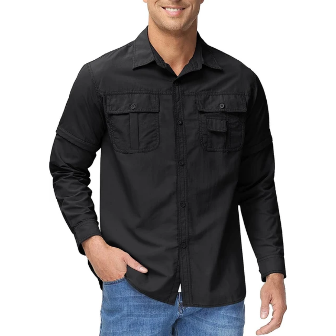 FlexWear Shirt mit abnehmbaren Ärmeln – 2-in-1 Komfort für jede Gelegenheit