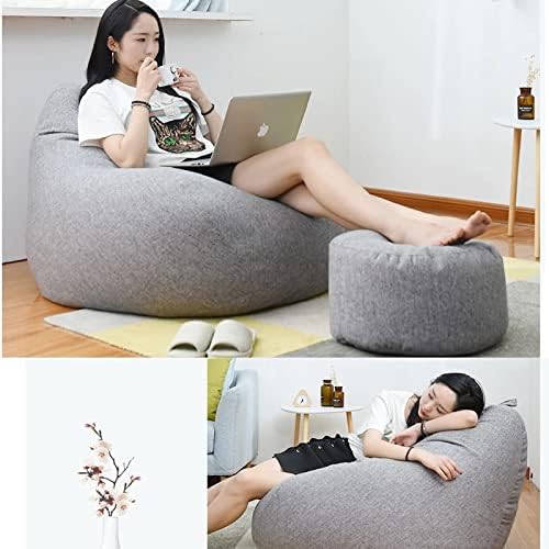 Norvo | Luxuriöser Lin Bean Bag – Ergonomischer & Stilvoller Komfort Sitzmöbel