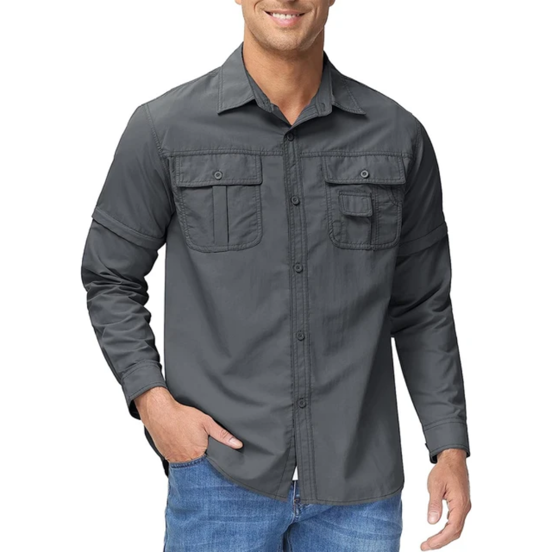 FlexWear Shirt mit abnehmbaren Ärmeln – 2-in-1 Komfort für jede Gelegenheit