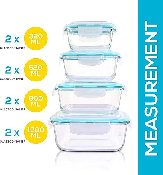 Bento PureGlass | Lunchbox aus Borosilikatglas