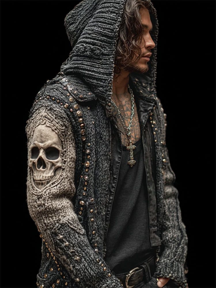 Anmutig gestaltete Strickjacke